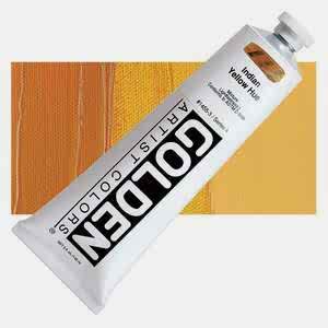 Golden Heavy Body Akrilik Boya 148 Ml Seri 4 Indian Yellow Hue - Golden