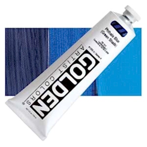 Golden Heavy Body Akrilik Boya 148 Ml Seri 4 Phthalo Blue Green Shade - Golden