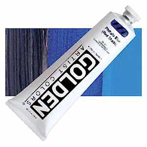 Golden Heavy Body Akrilik Boya 148 Ml Seri 4 Phthalo Blue Red Shade - Golden