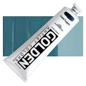 Golden Heavy Body Akrilik Boya 148 Ml Seri 8 Cobalt Turquoise - Golden
