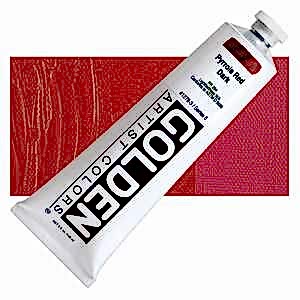 Golden Heavy Body Akrilik Boya 148 Ml Seri 8 Pyrrole Red Dark - Golden