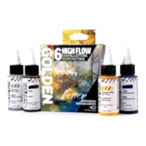 Golden High Flow Drawing & Lettering Set 6x30Ml Sıvı Akrilik Boya Seti - 2