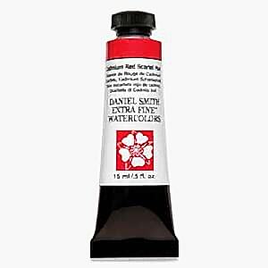 Daniel Smith Extra Fine Tüp Suluboya 15 Ml Seri 3 Cadmium Red Scarlet Hue - 3