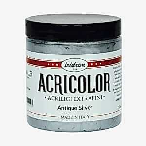 Iridron Acricolor Akrilik Boya 250 ML Antique Silver - Iridron