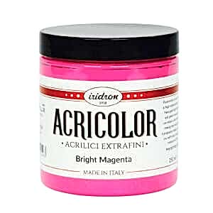Iridron Acricolor Akrilik Boya 250 ML Bright Magenta - Iridron