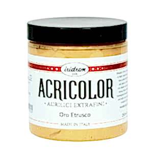 Iridron Acricolor Akrilik Boya 250 ML Etruscan Gold (Oro Etrusco) - Iridron