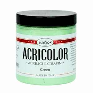 Iridron Acricolor Akrilik Boya 250 ML Green - Iridron