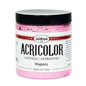 Iridron Acricolor Akrilik Boya 250 ML Magenta - Iridron