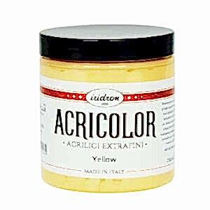 Iridron Acricolor Akrilik Boya 250 ML Yellow - Iridron