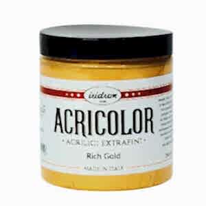 Iridron Acricolor Akrilik Boya 250 ML Rich Gold - Iridron