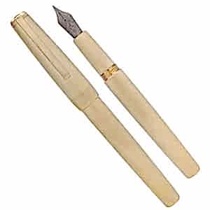J.Herbin Prestige Clipper Fırçalanmış 1N Altın Gövdeli EF Titanyum Uçlu Dolma Kalem - J.Herbin
