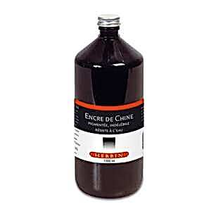 J.Herbin Indian Ink Çini Mürekkebi 1000ml Siyah 11009T - J.Herbin