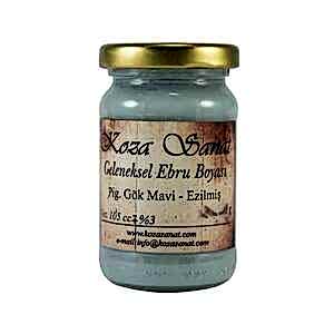 Koza Geleneksel Ebru Boyası 105 Ml Pigment Gök Mavi - Koza
