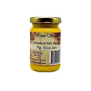 Koza Geleneksel Ebru Boyası 105 Ml Pigment Koyu Sarı - Koza