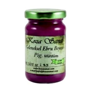 Koza Geleneksel Ebru Boyası 105 Ml Pigment Mürdüm - Koza