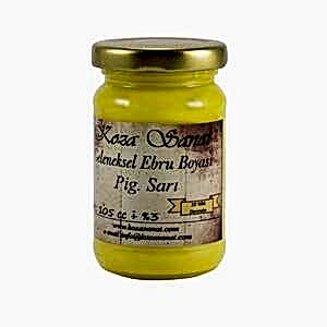 Koza Geleneksel Ebru Boyası 105 Ml Pigment Sarı - Koza