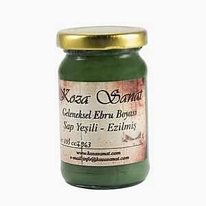 Koza Geleneksel Ebru Boyası 105 Ml Sap Yeşili - Koza