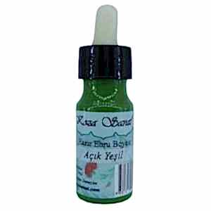 Koza Hazır Ebru Boyası Damlalıklı 30 Ml Açık Yeşil - Koza