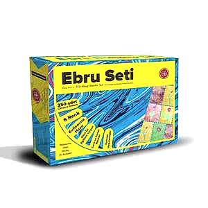 Koza Hazır Ebru Seti A4 8 Renk - Koza