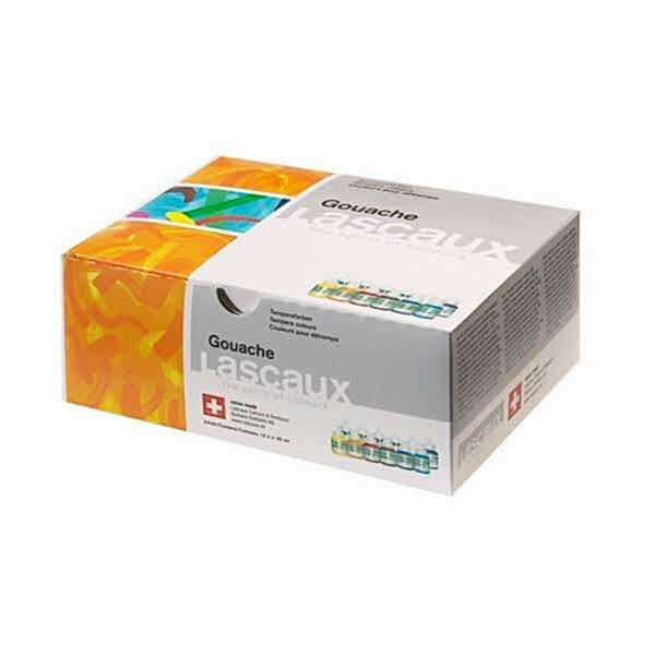 LASCAUX GOUACHE COLOUR SET 30 ML 12'Lİ - 1