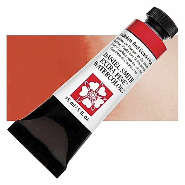 Daniel Smith Extra Fine Tüp Suluboya 15 Ml Seri 3 Cadmium Red Scarlet Hue - 1