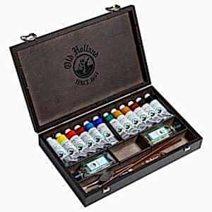 Old Holland 15104 Ahşap Kutulu Yağlı Boya Set 12x40Ml Tüp Boya - Old Holland