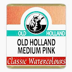 Old Holland Tablet Suluboya Seri 2 Flesh Tint (Old Holland Medium Pink) - Old Holland