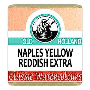 Old Holland Tablet Suluboya Seri 2 Naples Yellow Reddish Extra - Old Holland