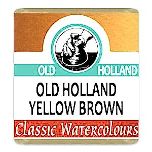 Old Holland Tablet Suluboya Seri 3 Old Holland Yellow Brown - Old Holland