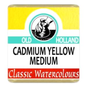 Old Holland Tablet Suluboya Seri 4 Cadmium Yellow Medium - Old Holland