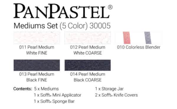 PanPastel Ultra Soft Artist Pastel Yardımcı Boya Malzemeleri 5'li Set 30005 - 3