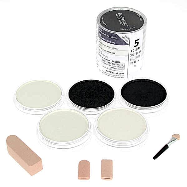 PanPastel Ultra Soft Artist Pastel Yardımcı Boya Malzemeleri 5'li Set 30005 - 1