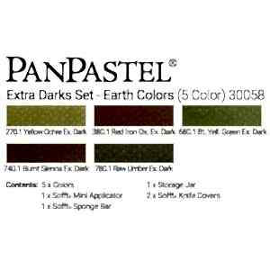PanPastel Ultra Soft Artist Pastel Boya Earth 5'li Set 30058 - 3
