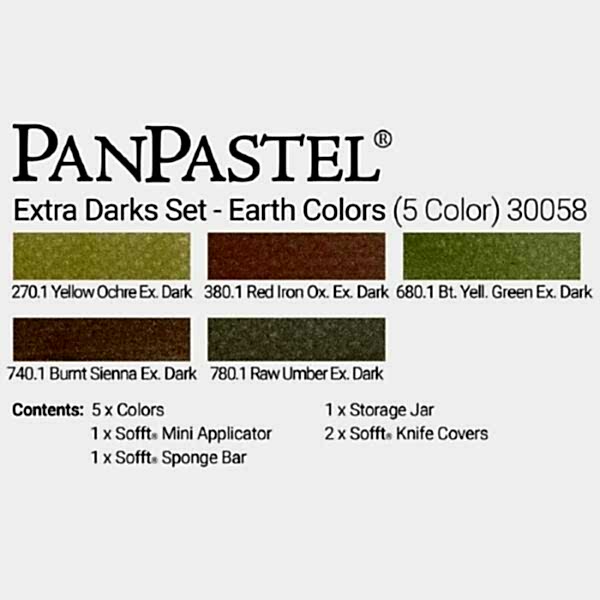 PanPastel Ultra Soft Artist Pastel Boya Earth 5'li Set 30058 - 3