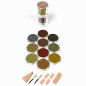 PanPastel Ultra Soft Artist Pastel Boya Extra Dark Shades Warm 10'lu Set 30105 - PanPastel