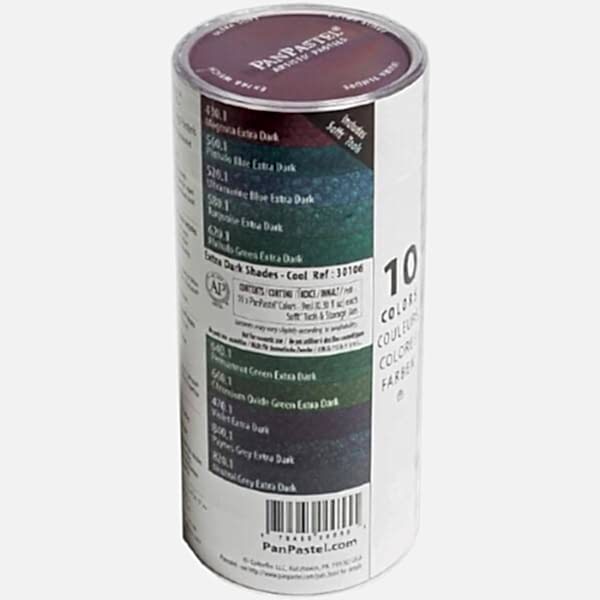 PanPastel Ultra Soft Artist Pastel Boya Extra Dark Shades Cool 10'lu Set 30106 - 2