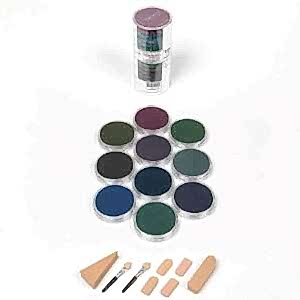 PanPastel Ultra Soft Artist Pastel Boya Extra Dark Shades Cool 10'lu Set 30106 - PanPastel