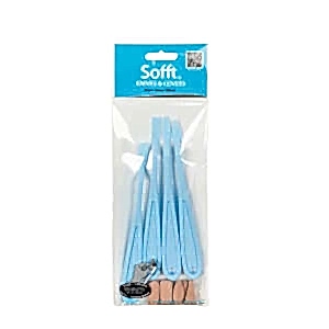 PanPastel Sofft 4 Resim Spatülü 8 Resim Süngeri Seti 65100 - PanPastel