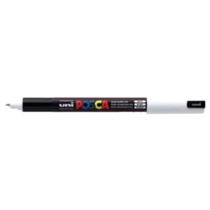 Uni Posca PC-1MR Ultra Fine Marker 0.7 mm White - Uni