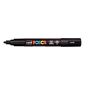 Uni Posca PC-5M Medium Marker 1.8-2.5 mm Black - Uni