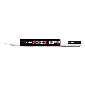 Uni Posca PC-5M Medium Marker 1.8-2.5 mm White - Uni