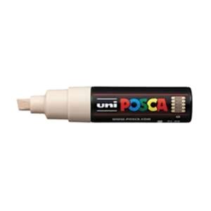 Uni Posca PC-8K Broad Chisel Tip Marker 8.0 mm Beige - Uni