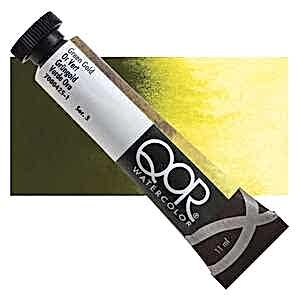 Qor Tüp Suluboya 11 Ml Seri 3 Green Gold - QOR