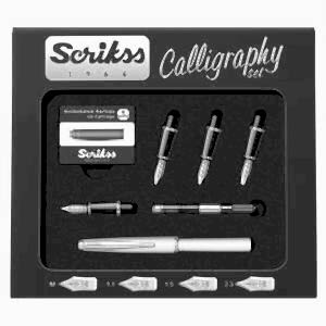 Scrikss 33 Kaligrafi Set Siyah - Scrikss