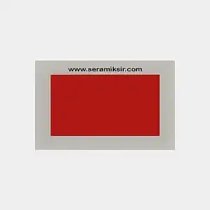Seramiksır Sır Üstü Dekor Boyalar 100gr SD5211 Koyu Kırmızı - Seramiksır