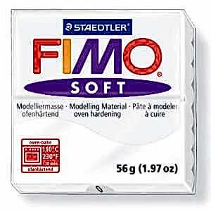 Staedtler Fimo Soft Modelleme Kili 57Gr 07 White - Staedler