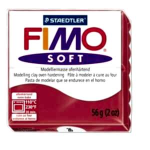 Staedtler Fimo Soft Modelleme Kili 57Gr 26 Cherry Red - Staedler