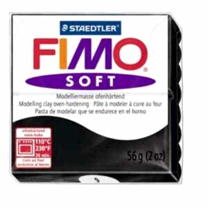 Staedtler Fimo Soft Modelleme Kili 57Gr 9 Black - Staedler
