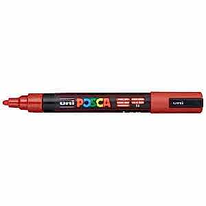 Uni Posca PC-5M Medium Marker 1.8-2.5 mm Ruby Red - Uni