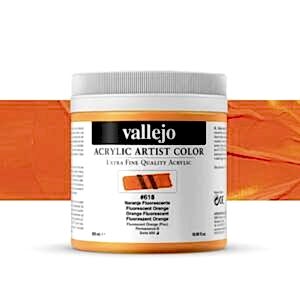 Vallejo Artist Akrilik Boya 500Ml Seri 4 618 Fluorescent Orange - Vallejo